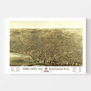 Vintage Map of Buffalo, New York 1880