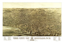 Vintage Map of Buffalo, New York 1880