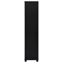 Sachin 3-shelf Engineered Wood Media Tower Black
