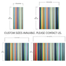 Vertical Line Color Stripes Wallpaper. Bright Rainbow Color Lines Wall Mural.