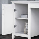 Key West 54W Computer Desk With Keyboard Tray And 2 Drawer File Cabinet