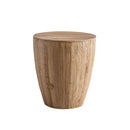 Vintage Style Barrel Coffee Table With Storage