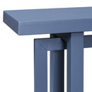 U_STYLE 59.1'' Painted Entryway Table with Pine Veneer,Unique Triple Rectangle Design Console Table with Thick Pine Wood Legs,Extra Long Sofa Table Versatile for Hallway, Living Room,Kitchen
