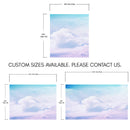 Pastel Sky and Clouds Kids Wallpaper Mural - Dreamy Nursery Peel and Stick Wallpaper.