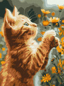 Painting by Numbers kit Red fluffy KHO6607