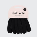 Black Thick Elastics 6pc Set