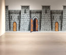 Medieval Castle Wallpaper / Peel and Stick Wall Mural.