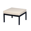 Outdoor 3-piece Acacia Wood and Metal Patio Sofa Set