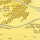 Vintage Map of Chicago, Illinois 1933