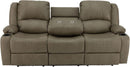 80 Inch Powered Triple Wall Hugger RV Recliner Sofa