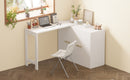 Twin Size Murphy Cabinet Bed with Adjustable Position Desk, Murphy Chest Dresser Bed with Foldable Cushion for Guest Room,Small Space, White