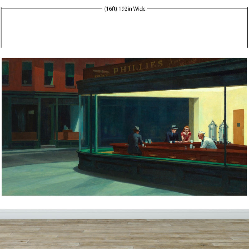 Nighthawks Painting Wallpaper. Painting by Edward Hopper.