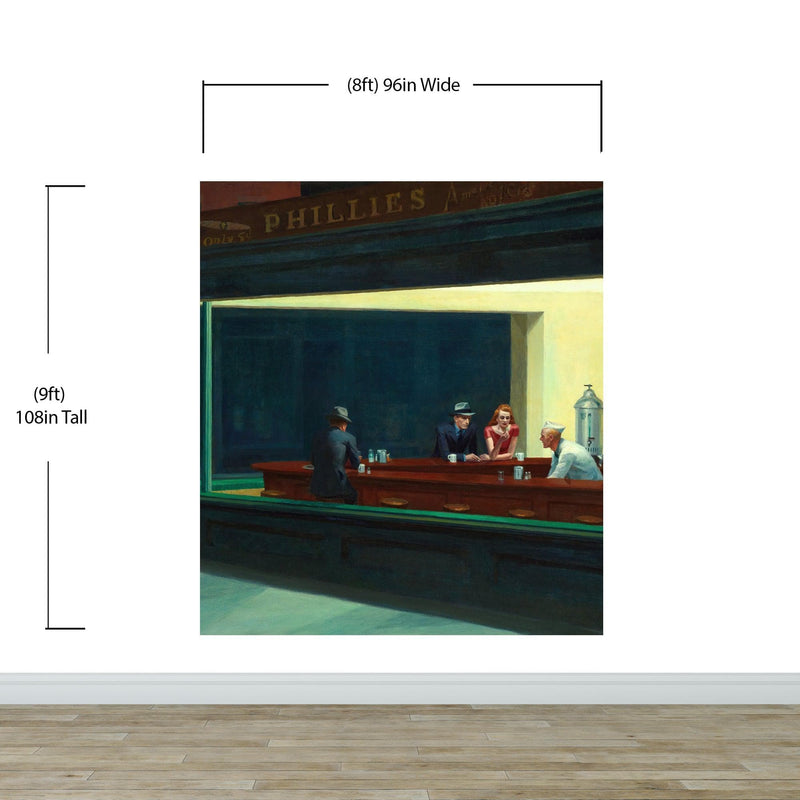 Nighthawks Painting Wallpaper. Painting by Edward Hopper.