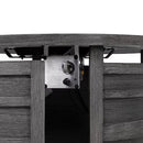 Darcy Aluminum Round Firepit Table