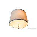 15.5" Round Diffuser Translucent Frosted White