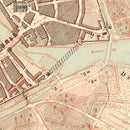 Vintage Map of Berlin, Germany 1843