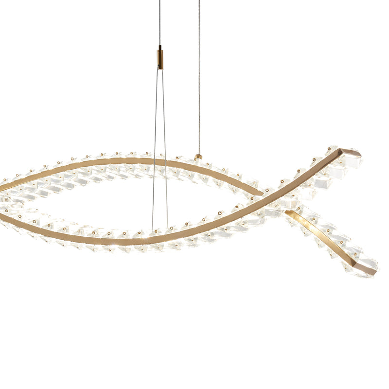 Charlotte Chandelier // Brushed Gold