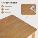 Premium Solid Wood Farmhouse Dining Table Set For Four