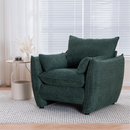 Sharp-Angle Modern Chair - Suitable for a variety of scenarios, this is a stylish single seat for modern spaces Green