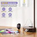 Brown Table Lamps 3-Way Dimmable With USB Ports Set Of 2