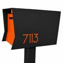 Retrobox-2.0  in TEXTURED MATT JET BLACK - Modern Mailbox