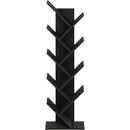 Bookshelf 9 Tier Floor Standing Tree Bookcase Espresso