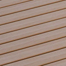 2 Shell Aluminum & Rattan Stationary Chair