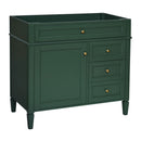 Bathroom Vanity With 2 Drawers And Tip-Out Drawer, Storage Cabinet