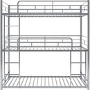 Black Triple Metal Bunk Bed Twin XL Full Queen Sizes