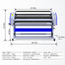67-Inch Full-Auto Wide-Format Industrial Cold Laminator With Trimmer (SAK72193)