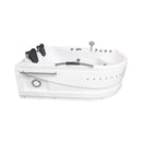 Nuvia Cayman 67-Inch Premium 2-Person 16-Jet Whirlpool Hydromassage Bathtub (SAK72851)