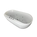 Nuvia Cascade 67-Inch Whirlpool Air Bath Soaking Tub With Adjustable Air Blower [No Faucet] (SAK68427)