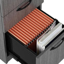 67 Inch U Shaped Executive Desk With 2 Storage Cabinets