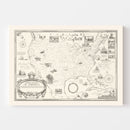 Vintage Map of United States 1926