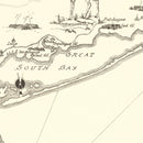 Vintage Map of Long Island, New York 1925