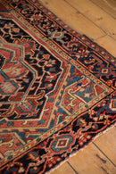3.5x4.5 Vintage Heriz Square Rug