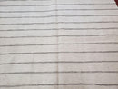 New Turkish Kilim Rug, Striped Area Rug, Southwestern Style, Off-white/Ivory Color, 5x8 Kilim Carpet, Hand-Knotted, Flatweave, Wool