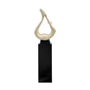 Yoga Floor Sculpture // White with Black Base