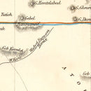 Vintage Map of Egypt & Saudi Arabia 1851