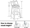 30 Inch Low Back Metal Barstools With Wooden Seat