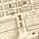 Vintage Map of Edinburgh, Scotland 1851