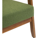 Mid-Century Modern Solid Loveseat Sofa Upholstered Linen Loveseat, 2-Seat Upholstered Loveseat Sofa Modern Couch