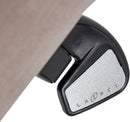 Quilted Leather Executive Office Chair With Lumbar Support Cream