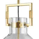Cronus Crystal LED 1 Light Pendant // Gold