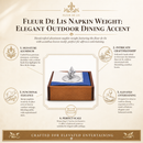 Fleur De Lis Napkin Weight