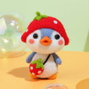 Duckling Needle Felting Kit. Wizardi DIY Wool Craft Kit F07N8-W67