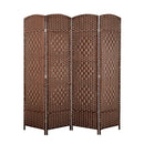 4 Panel Room Divider, Folding Screen