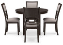 Langwest - Dining Room Table Set (Set of 5) - Brown