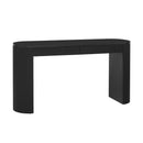 U_STYLE Sophisticated Console Table with Pine Veneer and Vertical Striped,Suitable for Entryway, Hallway, Living Room, Bedroom,Dining room