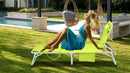 3-in-1 Heavy Duty Tanning Chair with Face Hole Adjustable 5-Position Folding Chaise Lounge Chairs for Outside Portable Lay Flat Beach Lounge Chair for Outdoor Sunbathing Patio Pool Lawn Camping Deck P